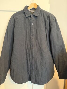 Bonobos quilted/speckled shirt jacket